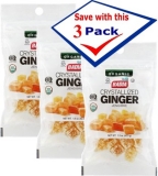Badia Crystallized Ginger 1.5 oz Pack of 3